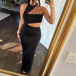 X REVOLVE Trinity Maxi Dress in Black / Gown